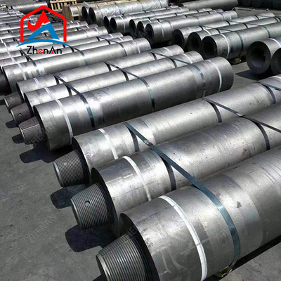 थोक ग्रेफाइट इलेक्ट्रोड 200mm 300mm 400mm Uhp ग्रेफाइट इलेक्ट्रोड स्टील-निर्माण के लिए