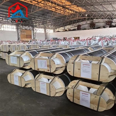 ग्रेफाइट उत्पाद कार्बन इलेक्ट्रोड UHP/HP/RP Dia 350mm ग्रेफाइट इलेक्ट्रोड के साथ निप्पल के लिए Lf या Eaf