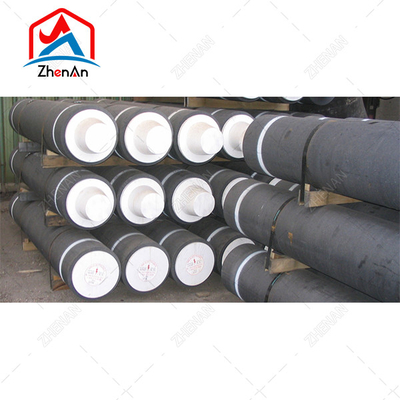 कॉपरिड निपल्स के साथ ग्रेफाइट इलेक्ट्रोड UHP HP RP ग्रेड 225X1500mm