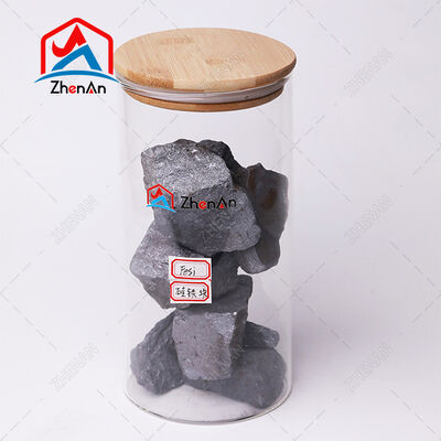 फेरोसिलिकॉन 75/65 ∙ उच्च शुद्धता FeSi स्टीलमेकिंग के लिए, डीऑक्सीडेशन और मिश्र धातु उत्पादन ∙ 10 ∙ 50 मिमी औद्योगिक ग्रेड