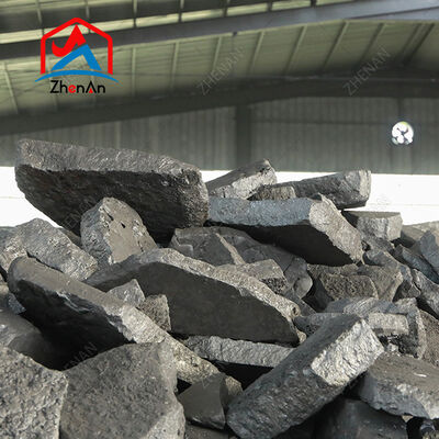 75% सिलिकॉन सामग्री स्टीलमेकिंग डीऑक्सिडाइज़र के लिए FeSi मिश्र धातु 10-50 मिमी ग्रेन्यूल आकार के साथ